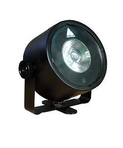 Astera AX3 Lightdrop – ultrakompakter LED Mini-PAR mit RGBW, Frontansicht